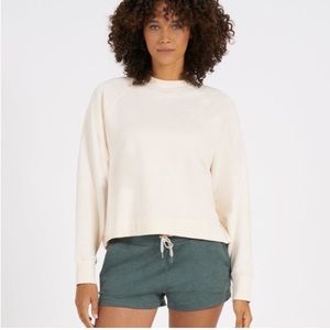 • Vuori • Oversized Sunnyside Crewneck Sweatshirt Cream Large Women’s